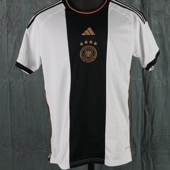 Team Germany Soccer Jersey - 2022 Home Jersey by Adidas - Men's Large - Picture 1 of 8
